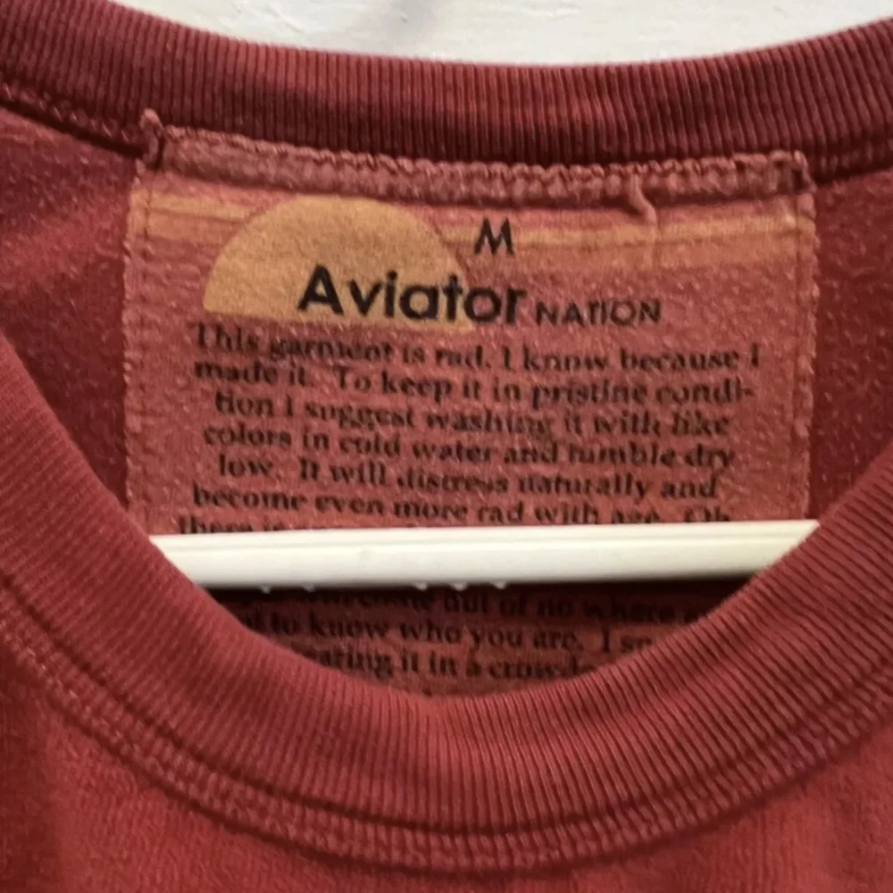 Aviator natio terry cloth pullover sweater - Picture 2 of 2